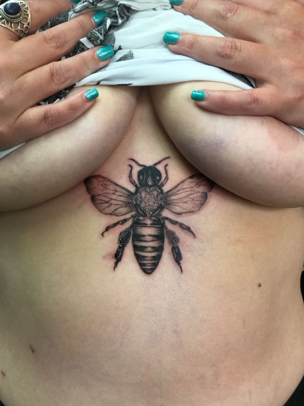 Fine line tattoo